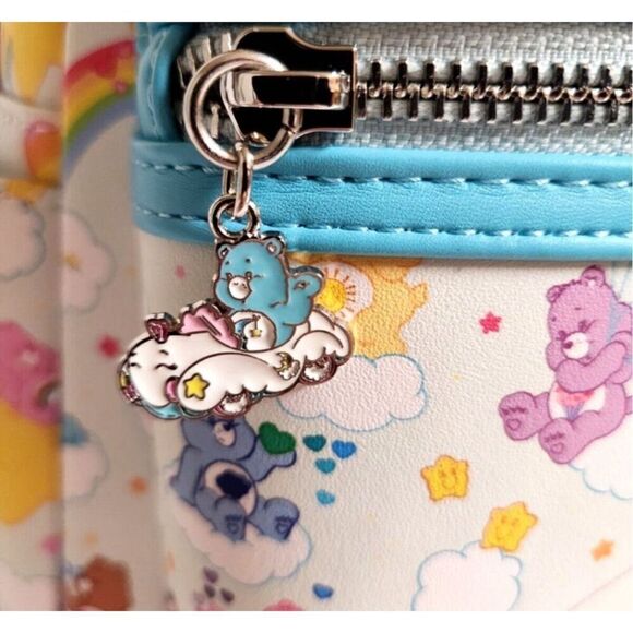 Loungefly Care Bears Rainbow Mini Backpack 40th Anniversary Exclusive Drop NEW - Picture 4 of 10